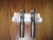 2pcs 3/4"x2-1/4x5 long length Carbide End Mills Tialn Coated 4 Flt S/E --new