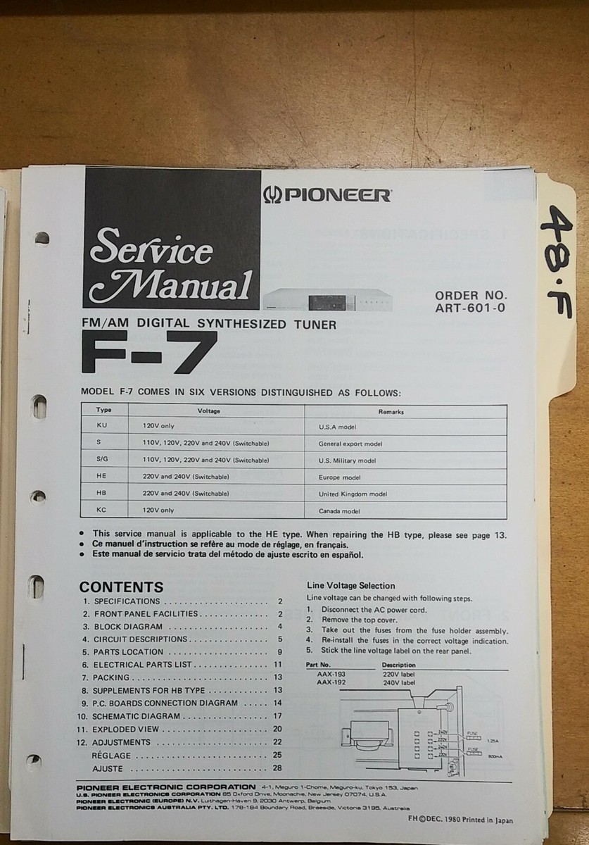 pioneer FM/AM TUNER F-780 動作品 image_08942911-c23b-4d28-81bc-