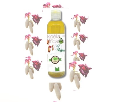 Huile De Kigelia Africana 3 En 1 Bio - 50 Ml, Raffermissant Tonifiant, Naturel