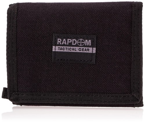 Rapdom taktische Geldbörse, schwarz