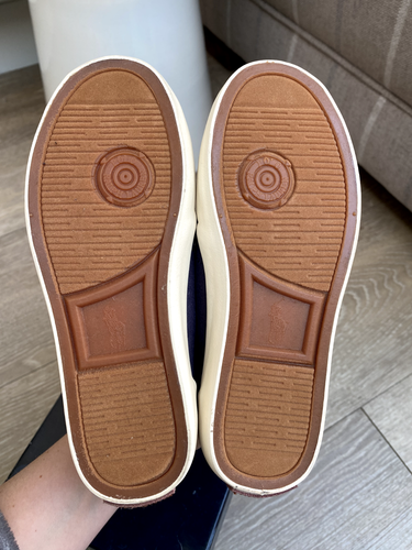 NEW POLO RALPH LAUREN ETHAN LOW TRAINERS, UK 1.5 - Picture 5 of 7