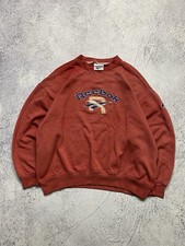 Vintage 90's Reebok Sweatshirt Embroidered Logo Jumper Crewneck Men s Size L