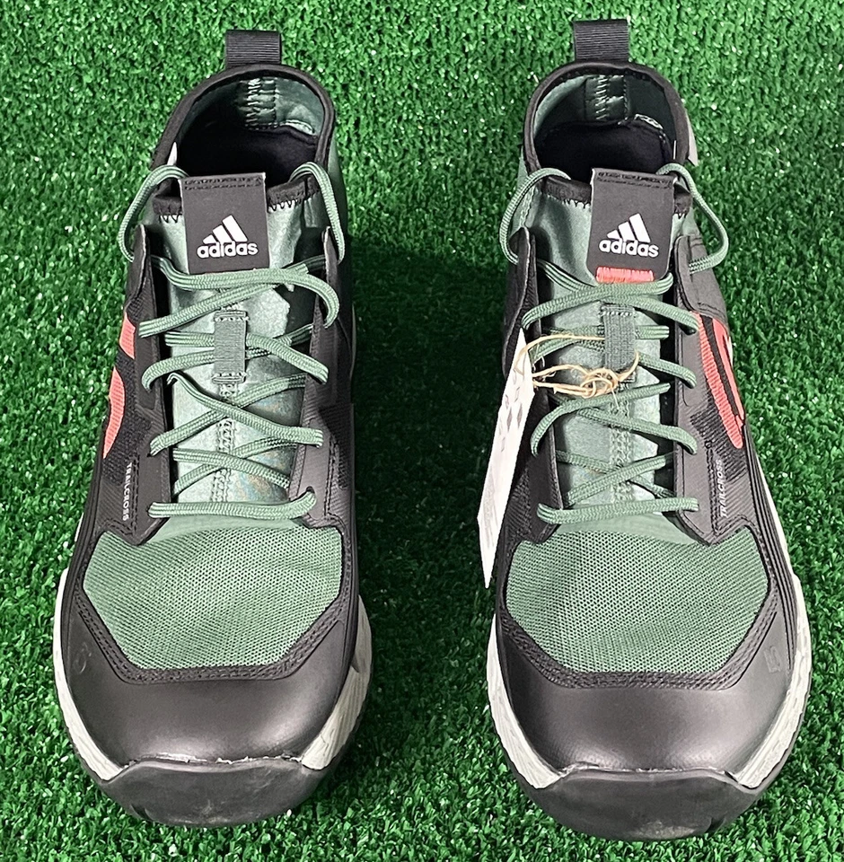 阿迪达斯 Five Ten 女式 Trailcross XT 平底远足鞋绿色氧化物 10.5 码 — 第 4/4 张图片