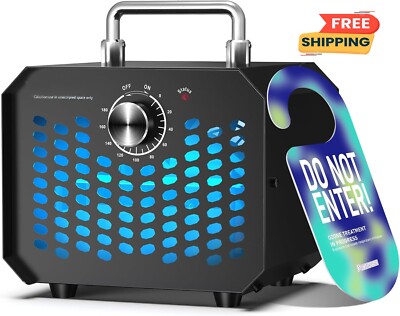 Ozone Generator 60,000 mg/h, Compact, 10s Safety Evacuation, Precision Electroni
