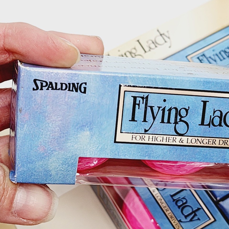 Spalding 14 Hot Pink Flying Lady Golf Balls New For higher & Longer