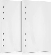 A6 Refill Paper, 320 Pages Loose Leaf Paper 6 Hole A6, Blank Creamy 