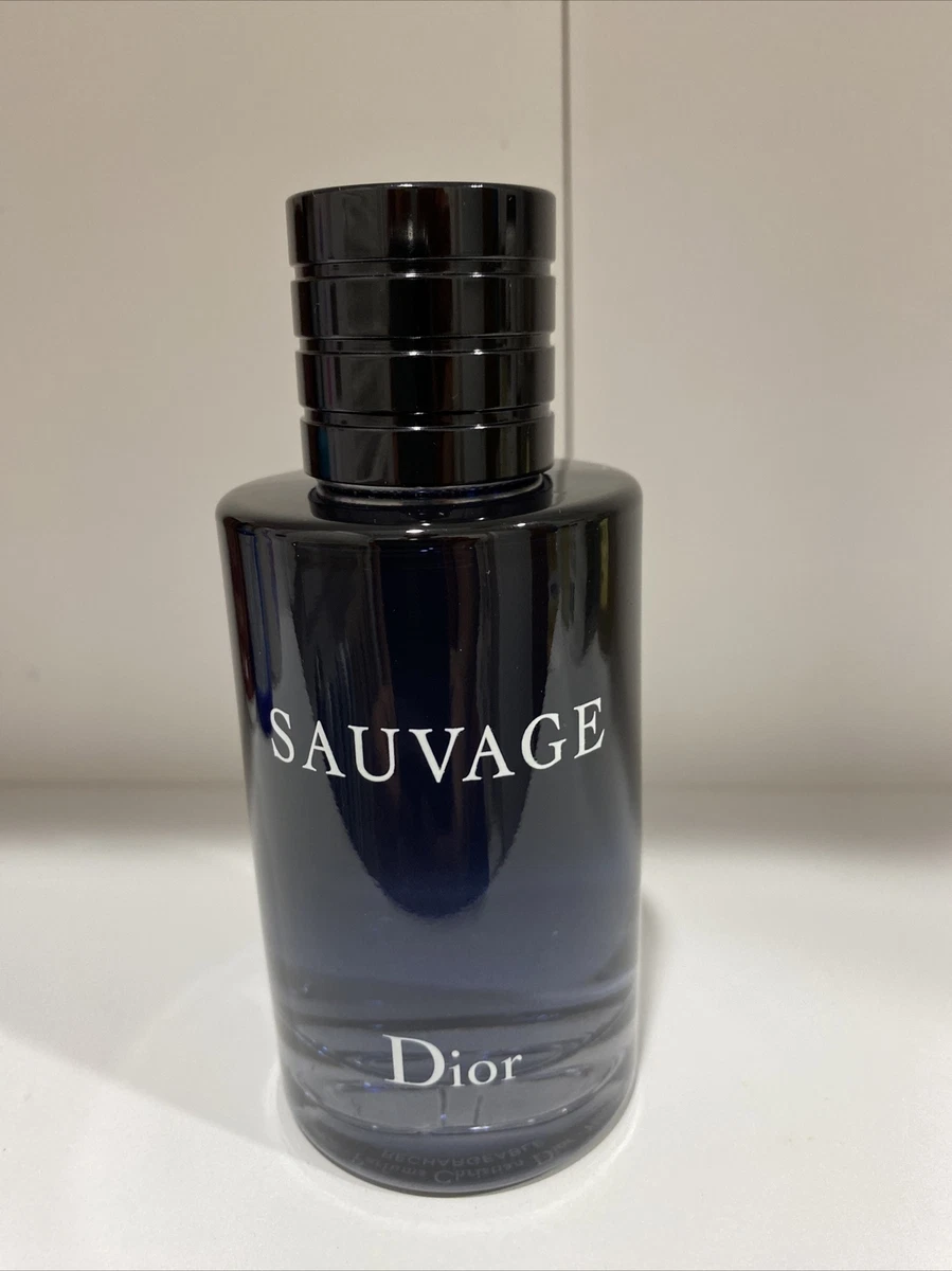 NEW Dior Sauvage 3.4 oz/ 100 ml REFILLABLE/RECHARGEABLE eau de toilette