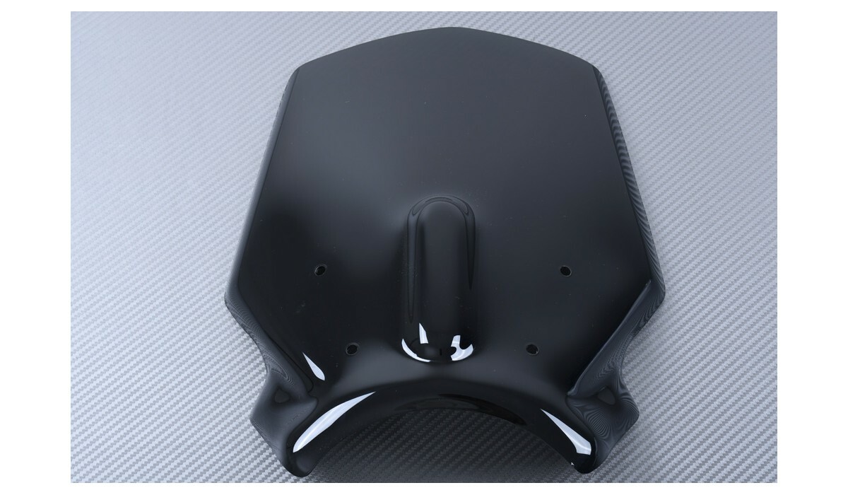Saut-de-vent double courbure noir pour moto Honda CB125R 2018-2020