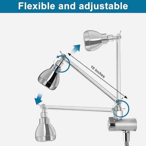 ARNONJABBOK RV Shower Head 3 Setting with Rainfall Shower Head, Water