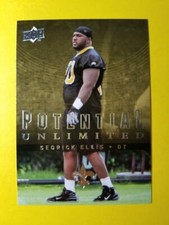 SEDRICK ELLIS (SP) RC POTENTIAL UNLIMITED #PU31 SAINTS - USC - 2008 UPPER DECK