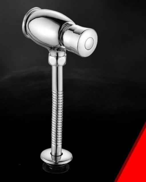 Urinal Flush Valve Toilet Button Type Manual Surface Mounted Delay Push