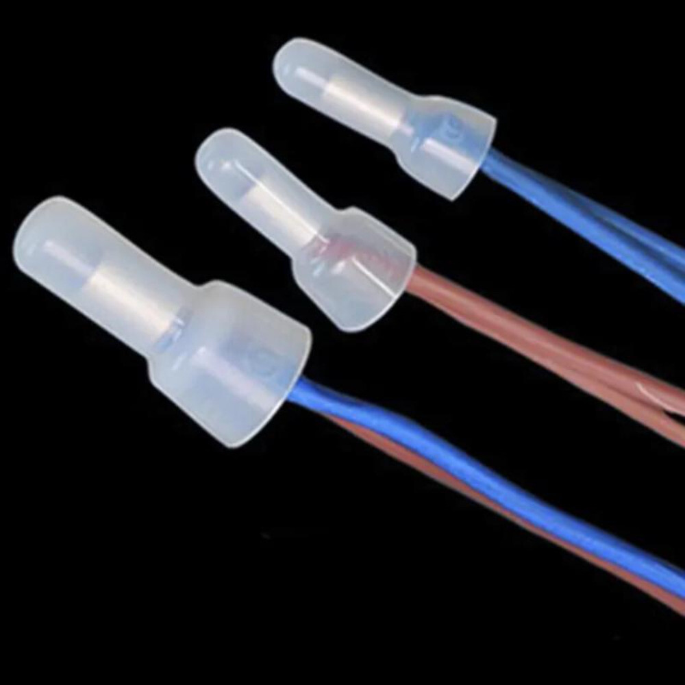 350PCS Nylon Copper Core Crimp Cap Wire Connectors - Closed End Terminals 22-10 AWG