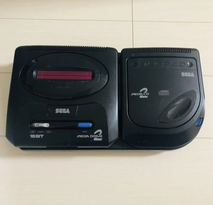 SEGA MEGA CD 2 Console with box JAPAN Tested