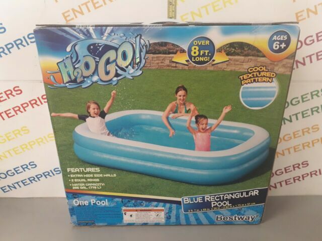 Bestway H2OGO Rectangular Pool Blue