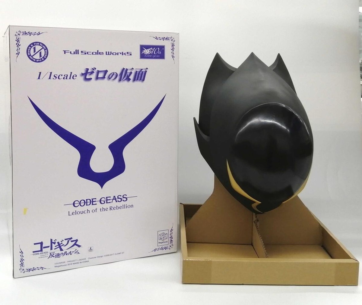 FULL SCALE WORKS CODE GEASS 1/1 ZERO MASK REPLICA MEGAHOUSE Japan
