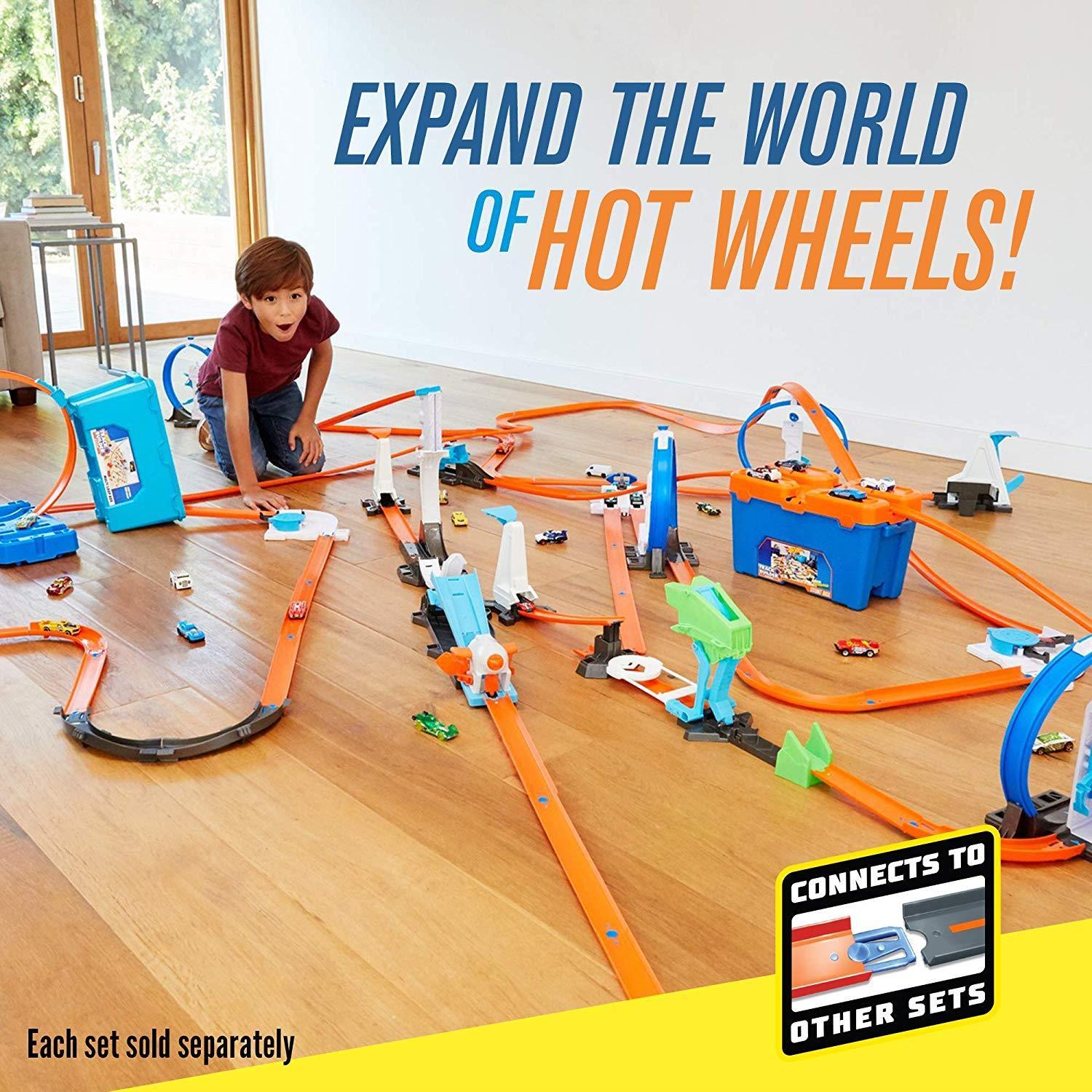 hot wheels dww95 track builder stunt box