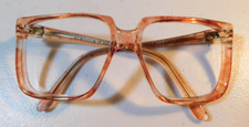 Vintage PIERRE CARDIN St Germain Lt. Brn 54/17 Eyeglass Frame New Old Stock 151
