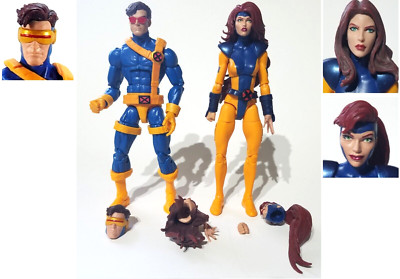 HASBRO MARVEL LEGENDS CUSTOM Cyclops Love Triangle Jean Grey Extra ...