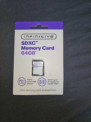 infinitive SDXC 64 GB memory card