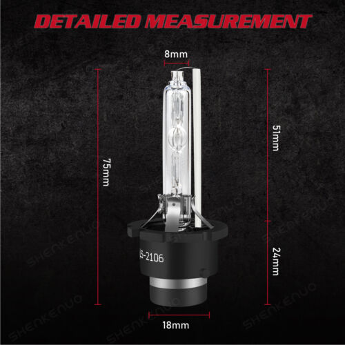 D2S HID Xenon Bulbs HID Headlight Set For Lexus ES330 2004-2006 Low Beam - Picture 10 of 12