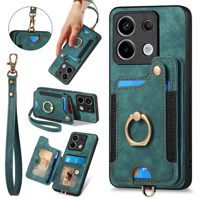 Hülle für Xiaomi Redmi Note 11 11T 11E 10 Pro Handy Tasche Wallet Schutz Case