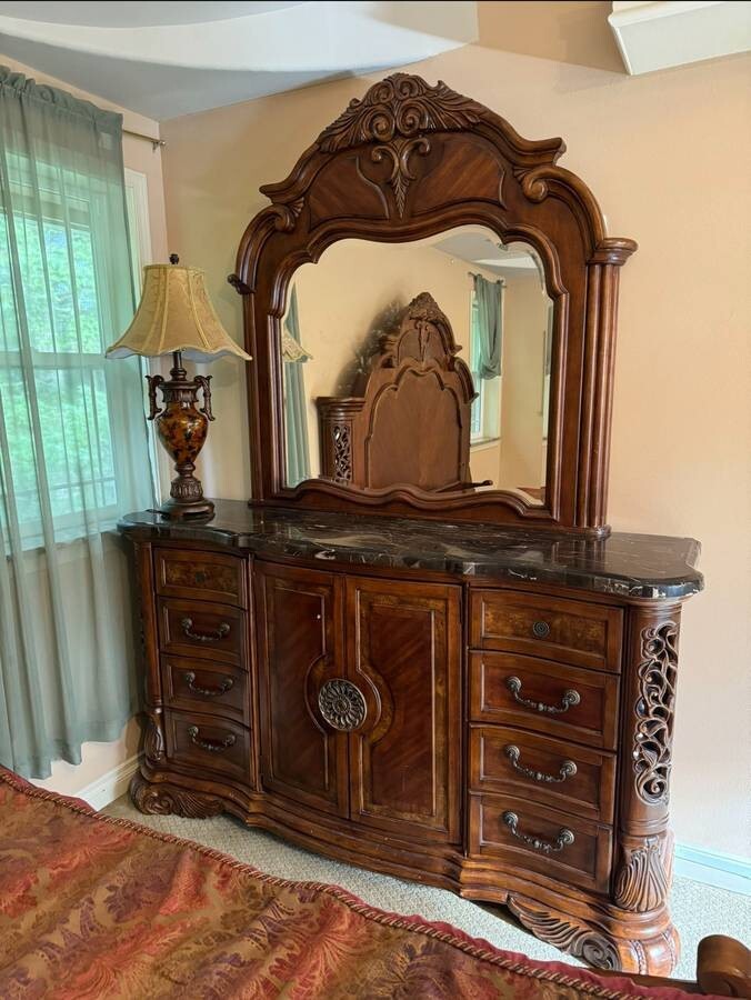 Michael Amini Excelsior Bedroom Set | eBay