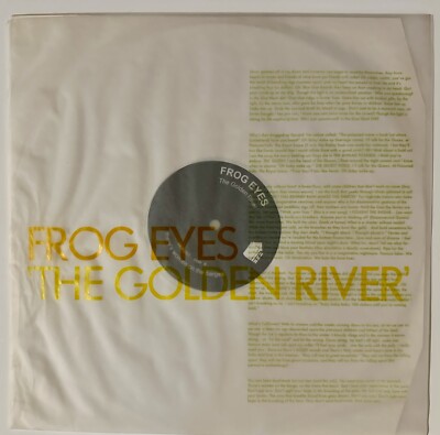 Frog Eyes - The Golden River LP White Vinyl Album 2003 Happy Home Records EX
