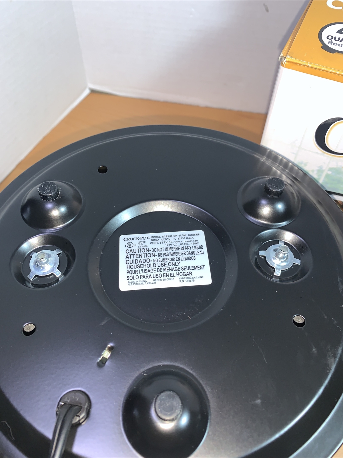 Crock Pot The Original Slow Cooker Model SCR400SP Stainless Steel 6