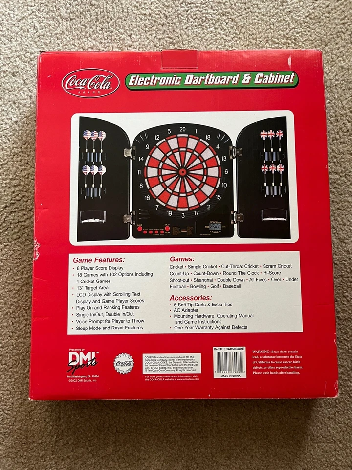 Gabinete de diana electrónico deportivo DMI Coca-Cola de colección probado y funcionando 🔥�� Foto 3 de 3