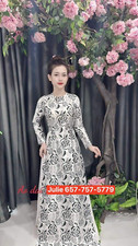 Ao Dai Vietnamese With Pants. Lua van go cao c  p in 3D. available size M