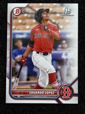 2022 Bowman #BP-134 Eduardo Lopez Prospects Boston Red Sox