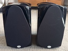 NHT Model Two Bookshelf Speaker Pair Gloss Black/ 125W RMS/ 6 Ohms/ Tested