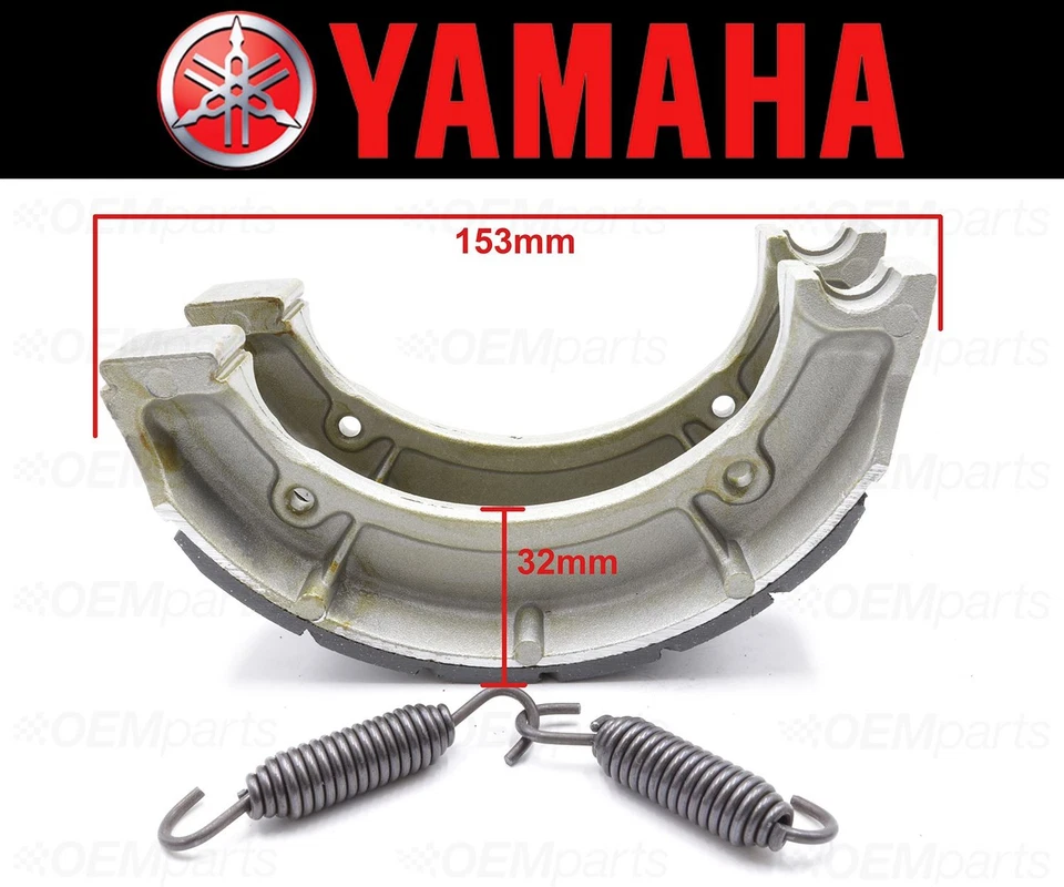 Juego de (2) zapatas de freno y resortes traseros Yamaha #1HX-W253E-00-00 (ver ajuste. Gráfico) Foto 4 de 4