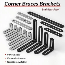 Adjustable Corner Braces Brackets Right Angle Stainless Steel Brace Bracket L/I