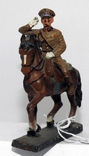 Lineol Composition Belgian King Leopold III. on Horseback