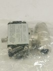 OMAL DA008401S F03 Pneumatischer Edelstahl Gewinde Kugelhahn 1/2" NEU