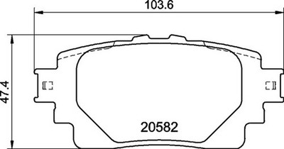 Bremsbelagsatz Scheibenbremse PRIME BREMBO P 83 174 für TOYOTA RAV 5 VAN bZ4X RX