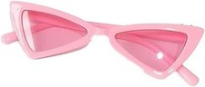 Pink Fashion Cool Pet Decorations Cat Eye Shape Photos Props Glasses