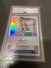 2017-18 Panini Status - Freshman Signatures Jayson Tatum #FS-JTG (AU, RC)