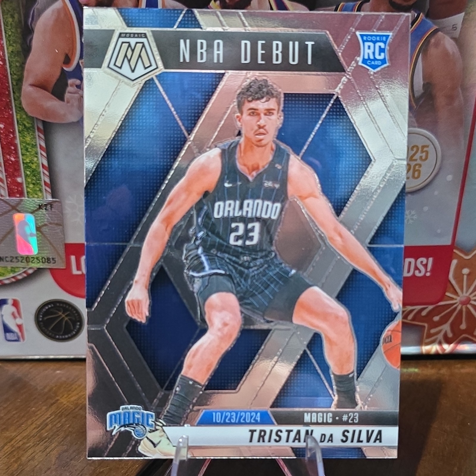 Panini 2024-25 Mosaic NBA Debut Tristan Da Silva Rookie #266 Orlando Magic