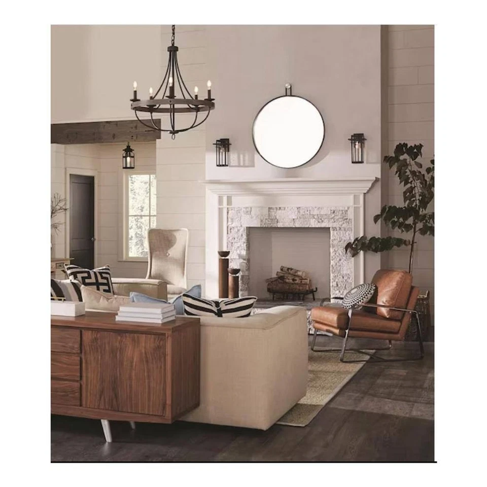 Luz antigua de linterna de peltre de 1 luz Progress Lighting Haslett Collection Foto 2 de 4