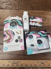 Color Pour Resin & resin Hardener 16fl.oz. uv lamp and dyes kit