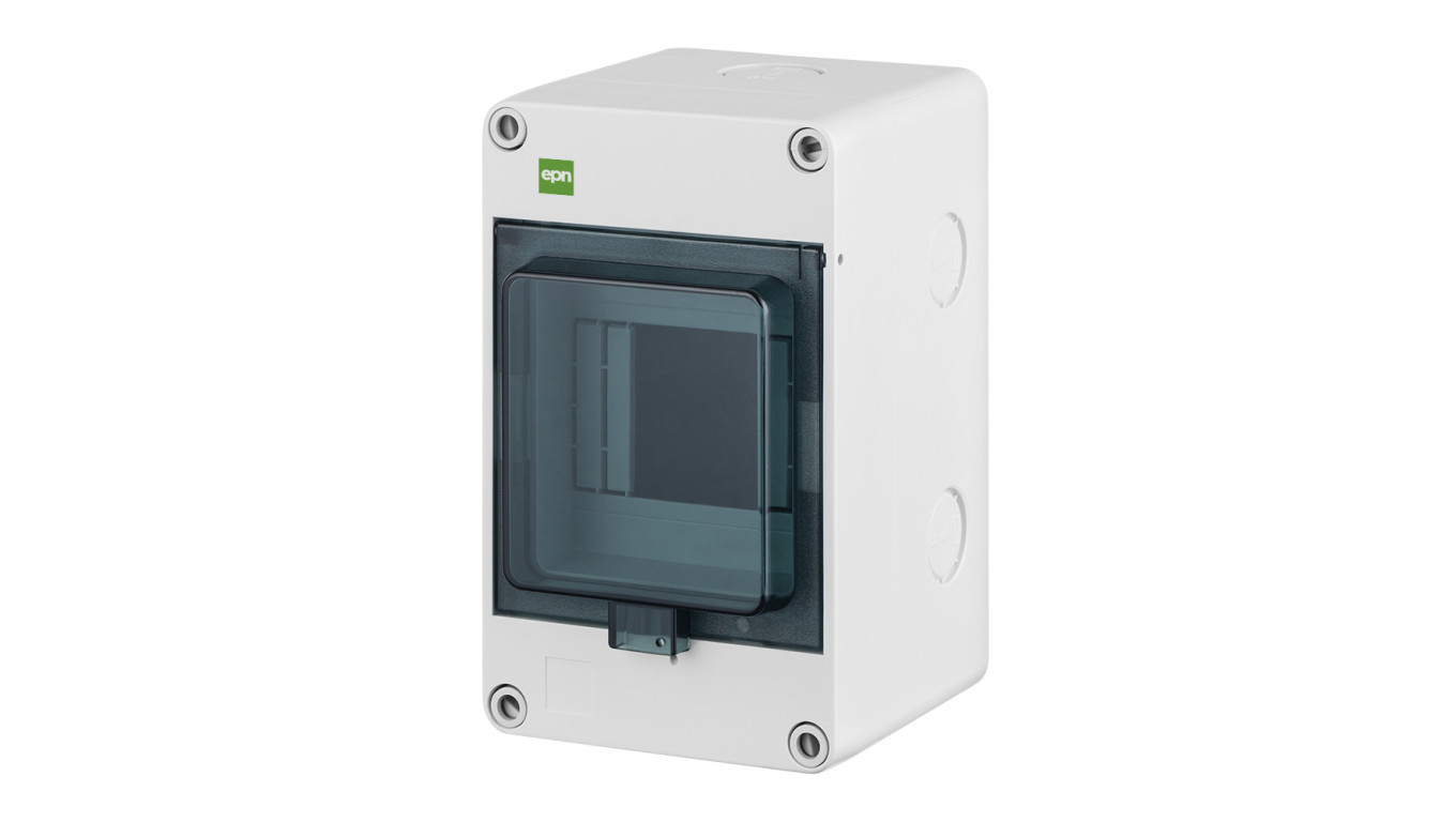 Hermetic switchgear HERMETICA RN 1x4 400V AC 1000V DC smoke N terminal IP65 22
