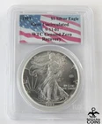 1993 USA $1 Silver Eagle Coin 9-11-01 WTC Ground Zero Recovery PCGS Gem UNC