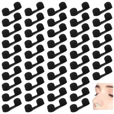 100 Pieces Disposable Nose Filters Nose Plug Filter for Spray Tanning Softness