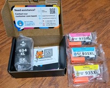 4 PK Ink Cartridges for HP 934XL 935XL - OfficeJet Pro 6230 6830 6835 6220 6800