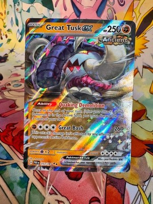 Pokémon TCG Great Tusk ex 053/091 PAF NM 2024