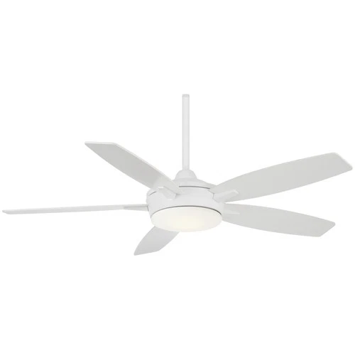 Minka Aire Espace 52" Ceiling Fan - White 5-Blade Remote Control - Picture 2 of 2