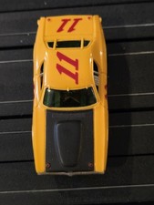 Aurora AFX HO 11 Butterscotch Dodge Charger Stock Slot Car Super NICE Wow