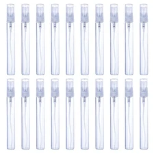 25 Pcs 10ml Empty Clear Fine Mist Glass Spray Bottles Refillable Perfume Bottles